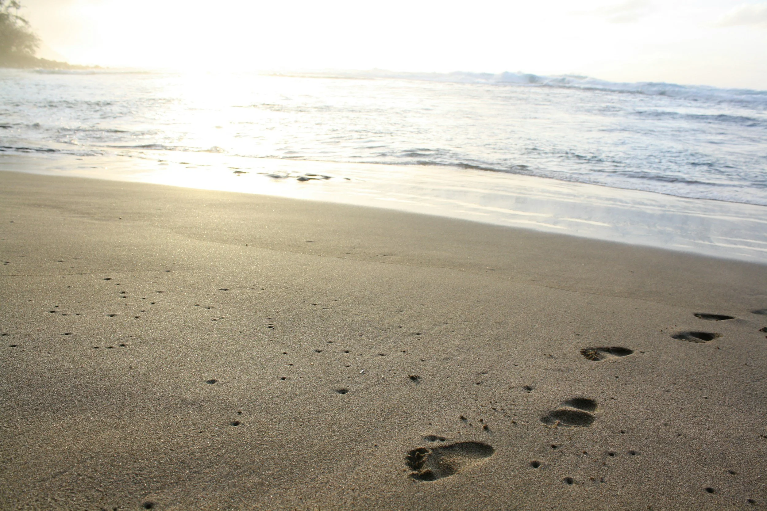 Patient walking after knee treatment